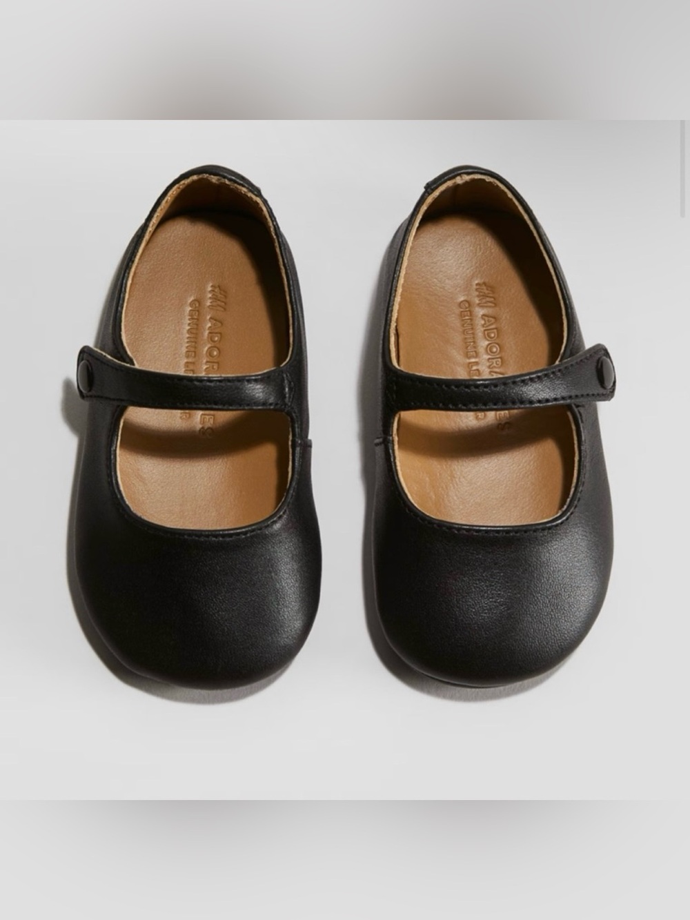 H&M Leather Mary Jane Shoes